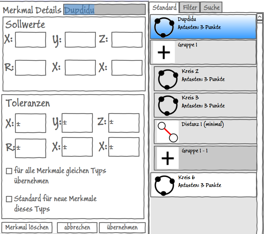 Details of a characteristic
